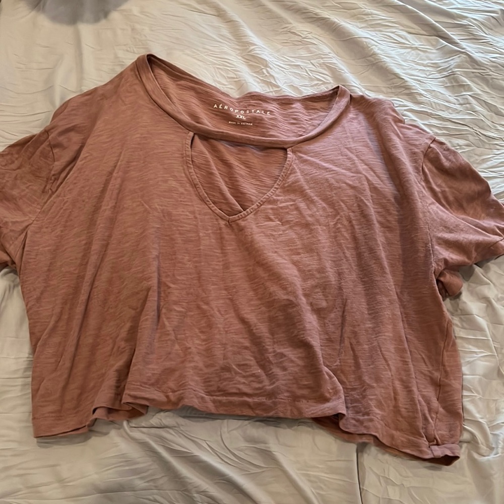 blush pink crop top